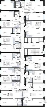 2-к квартира, вторичка, 67м2, 4/13 этаж