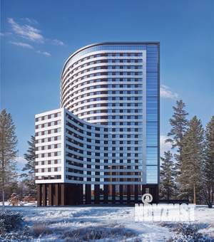 2-к квартира, строящийся дом, 65м2, 18/25 этаж