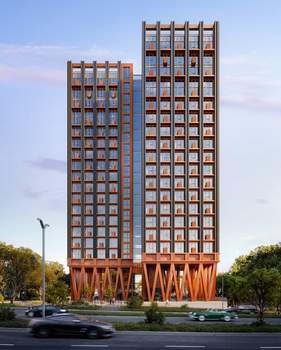 1-к квартира, вторичка, 55м2, 4/17 этаж