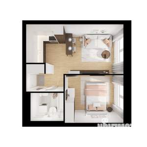1-к квартира, вторичка, 36м2, 9/15 этаж