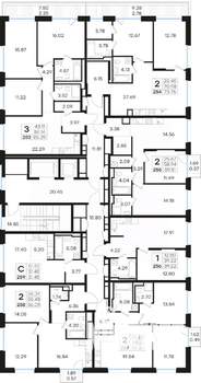 2-к квартира, вторичка, 59м2, 9/13 этаж