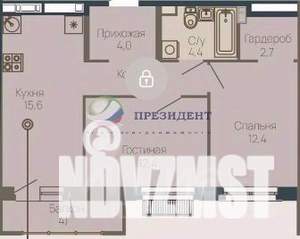 2-к квартира, вторичка, 58м2, 8/9 этаж