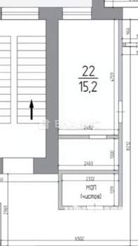 Студия квартира, вторичка, 15м2, 3/4 этаж
