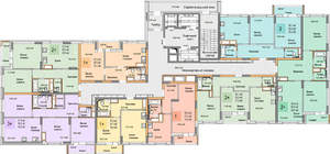2-к квартира, вторичка, 56м2, 18/25 этаж