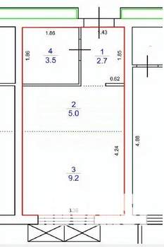 Студия квартира, вторичка, 20м2, 17/25 этаж