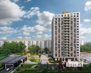 1-к квартира, строящийся дом, 39м2, 9/17 этаж