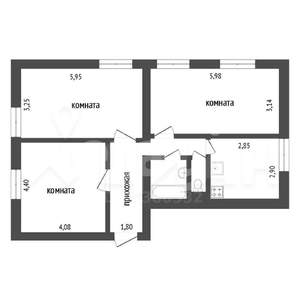 3-к квартира, вторичка, 82м2, 6/6 этаж