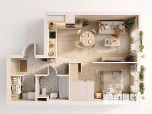 1-к квартира, вторичка, 40м2, 3/25 этаж