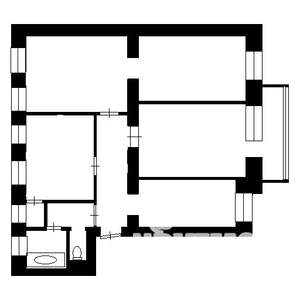 4-к квартира, вторичка, 96м2, 5/6 этаж
