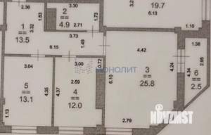 2-к квартира, вторичка, 74м2, 11/17 этаж