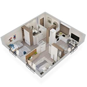 2-к квартира, вторичка, 51м2, 10/10 этаж