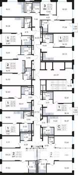 3-к квартира, вторичка, 85м2, 3/13 этаж