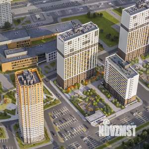 1-к квартира, строящийся дом, 37м2, 13/24 этаж