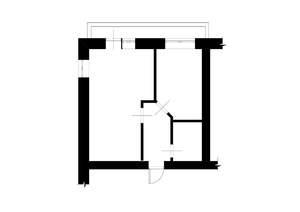 1-к квартира, вторичка, 28м2, 2/9 этаж