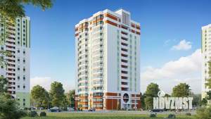 1-к квартира, строящийся дом, 49м2, 13/15 этаж