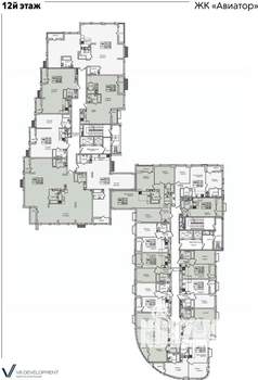 1-к квартира, вторичка, 152м2, 12/12 этаж