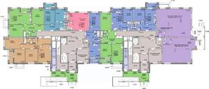 2-к квартира, вторичка, 66м2, 1/17 этаж