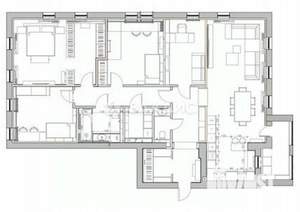 4-к квартира, вторичка, 150м2, 2/4 этаж
