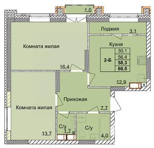 Фото квартиры на продажу (1)