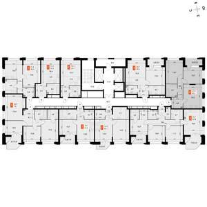 2-к квартира, вторичка, 62м2, 7/16 этаж