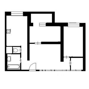 3-к квартира, вторичка, 50м2, 3/5 этаж