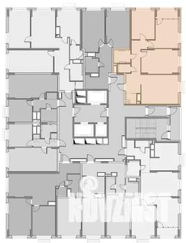 3-к квартира, строящийся дом, 82м2, 17/22 этаж
