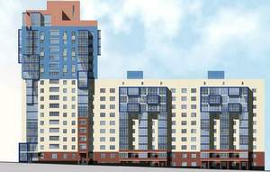 2-к квартира, сданный дом, 59м2, 13/16 этаж