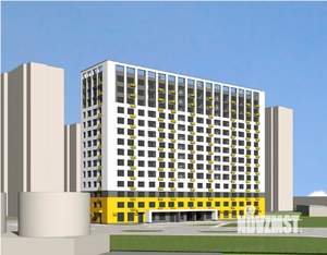 1-к квартира, строящийся дом, 39м2, 7/14 этаж