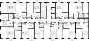 2-к квартира, вторичка, 70м2, 6/13 этаж