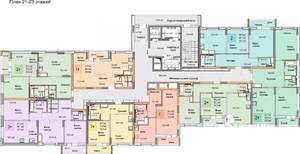 2-к квартира, вторичка, 58м2, 21/25 этаж