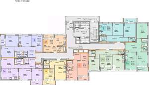3-к квартира, вторичка, 68м2, 3/25 этаж