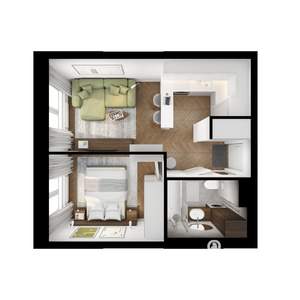 1-к квартира, вторичка, 33м2, 3/25 этаж