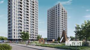 1-к квартира, строящийся дом, 40м2, 3/17 этаж