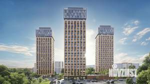 2-к квартира, строящийся дом, 60м2, 13/24 этаж