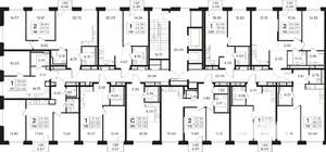 2-к квартира, вторичка, 58м2, 12/13 этаж