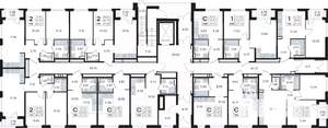 1-к квартира, вторичка, 38м2, 1/9 этаж