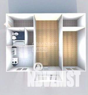 2-к квартира, вторичка, 44м2, 3/4 этаж