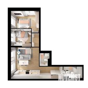 2-к квартира, вторичка, 58м2, 12/15 этаж