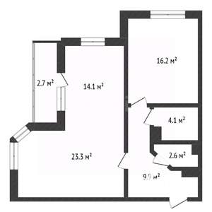 2-к квартира, вторичка, 70м2, 5/22 этаж