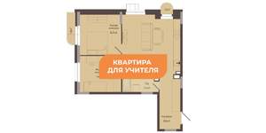 2-к квартира, строящийся дом, 61м2, 6/8 этаж