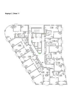 1-к квартира, вторичка, 44м2, 11/24 этаж