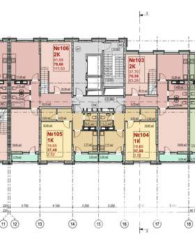 2-к квартира, вторичка, 114м2, 12/13 этаж
