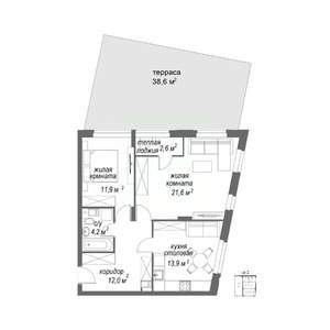 2-к квартира, вторичка, 105м2, 2/9 этаж