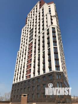 1-к квартира, строящийся дом, 46м2, 17/21 этаж