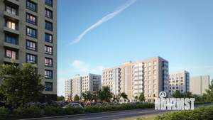 3-к квартира, строящийся дом, 72м2, 2/17 этаж