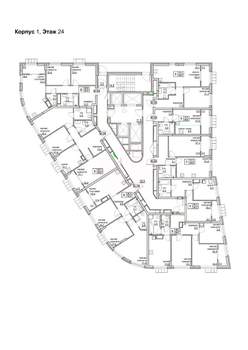3-к квартира, вторичка, 75м2, 24/24 этаж