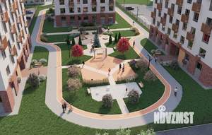2-к квартира, строящийся дом, 65м2, 7/8 этаж