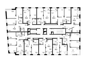 3-к квартира, сданный дом, 75м2, 2/8 этаж