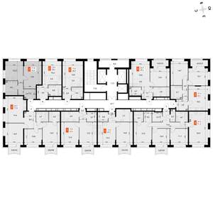 Студия квартира, вторичка, 45м2, 5/16 этаж