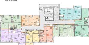 2-к квартира, вторичка, 58м2, 19/25 этаж